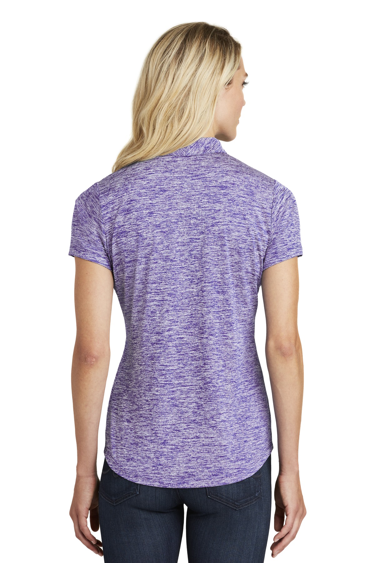 Sport-Tek Women's PosiCharge Electric Heather Polo. LST590 34