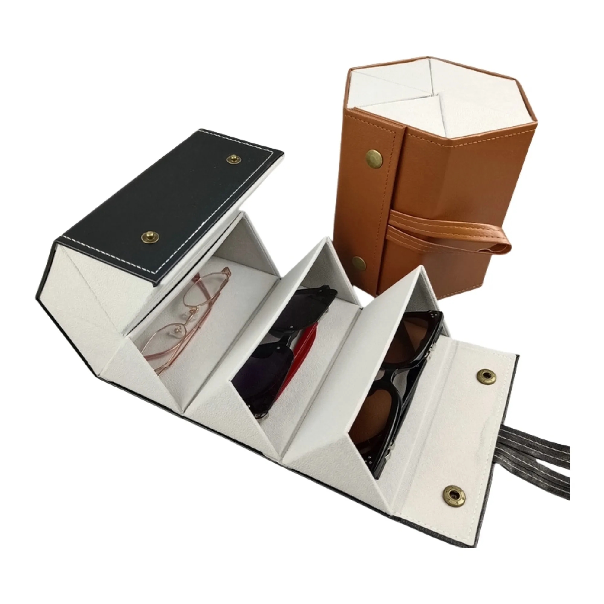 Foldable Travel Sunglasses Case For 6 Pairs 3