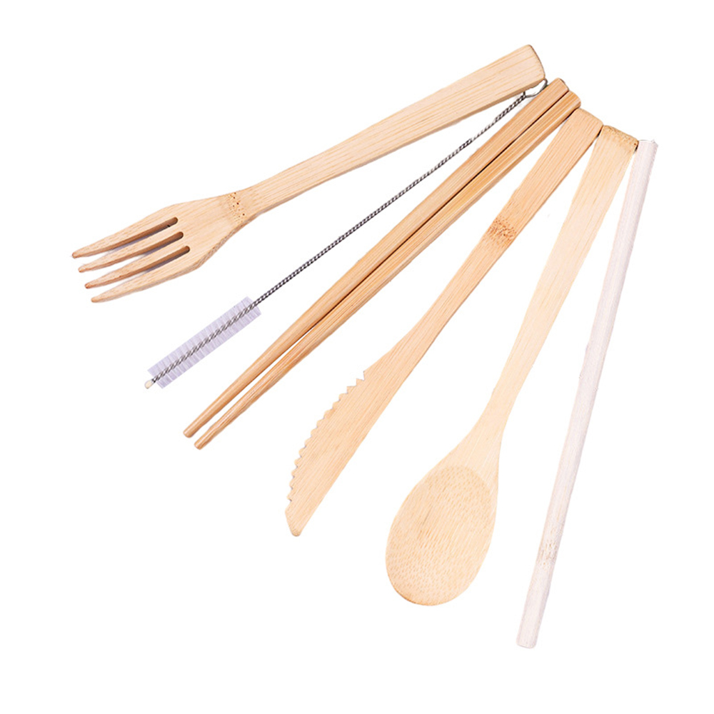 Bamboo Utensil Set Dinnerware 2