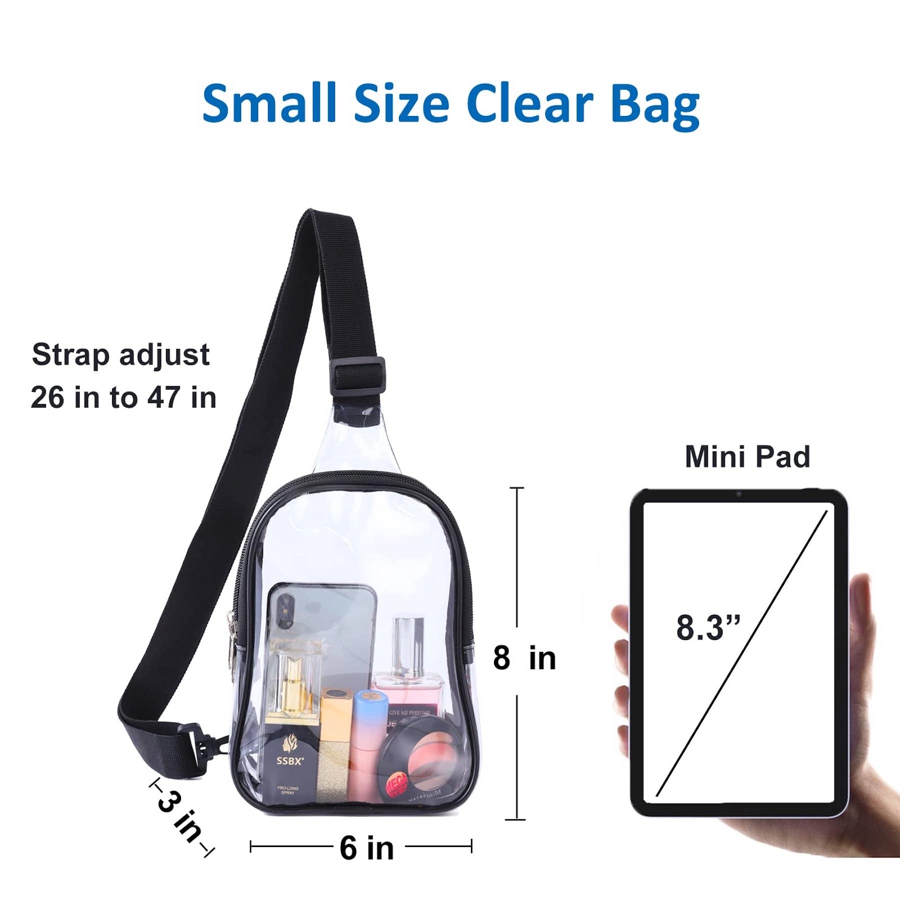 Mini Clear Sling Bag 5