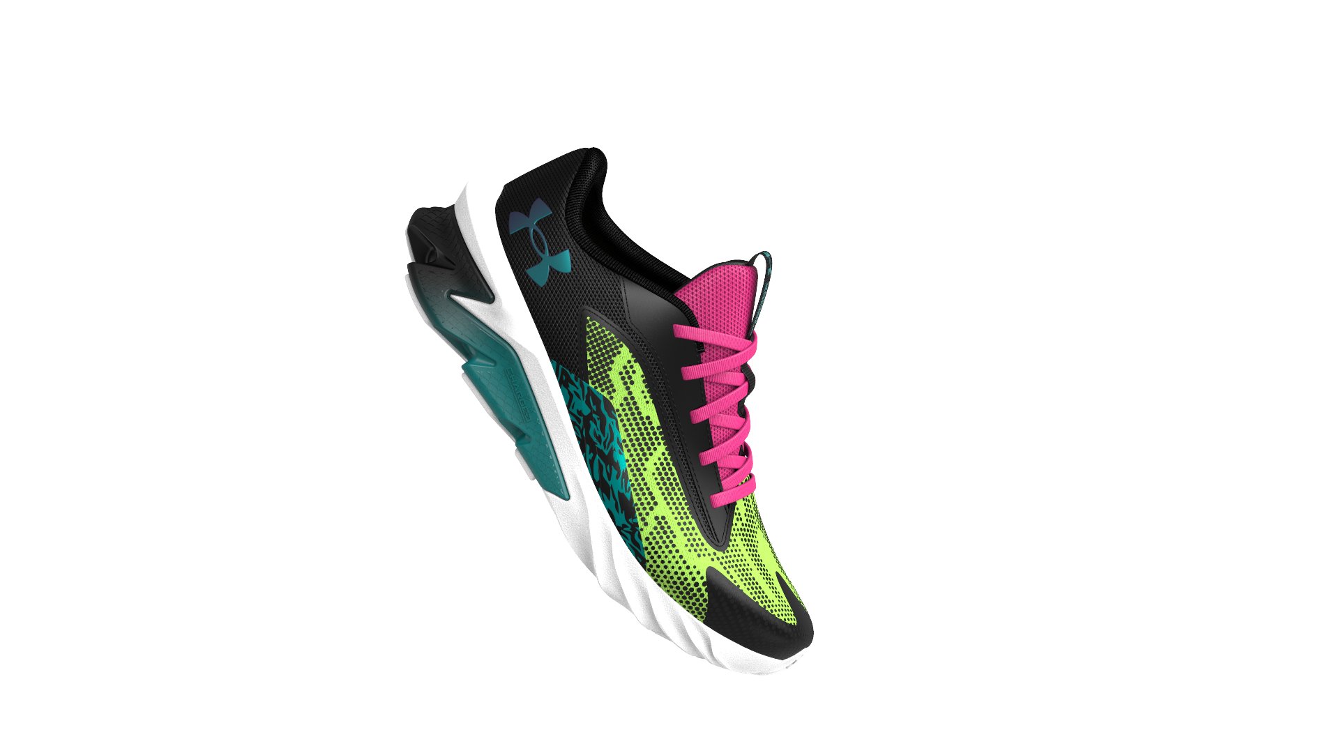 Boys' Pre-School UA Scramjet 4 Wild Running Shoes  2