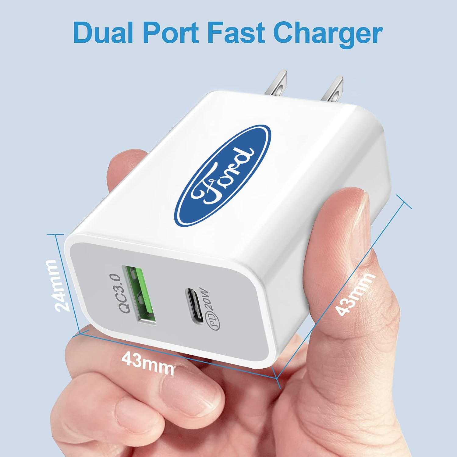 Dual Port USB Wall Charger & Power Adapter 7