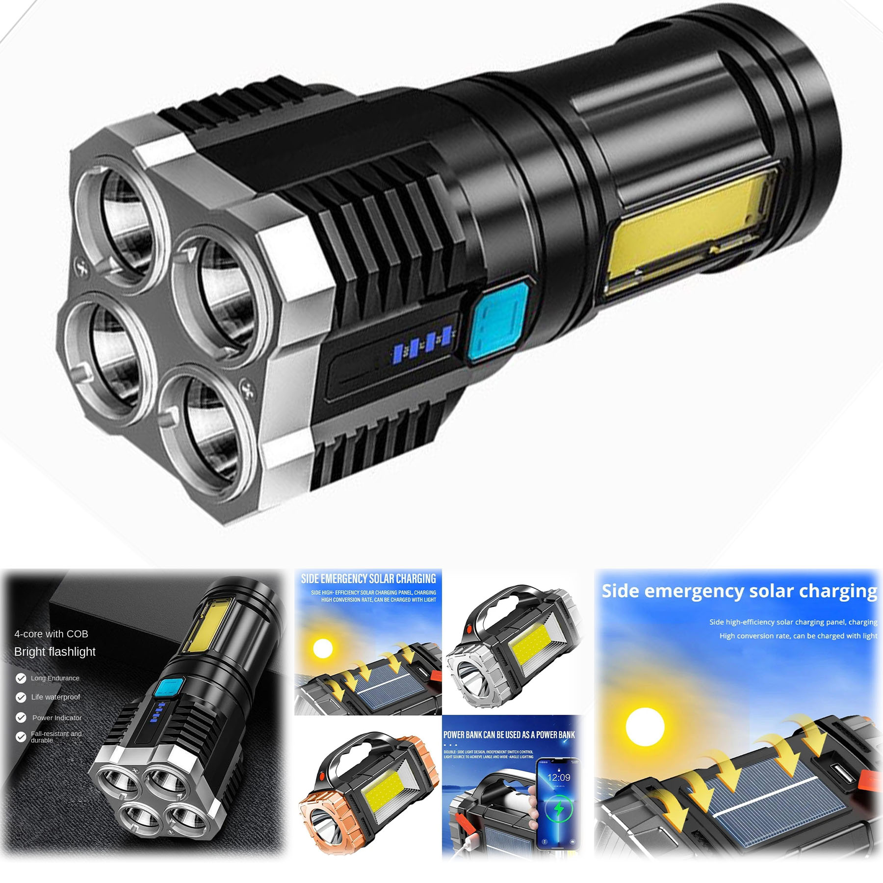 Rechargeable LED Flashlight 2