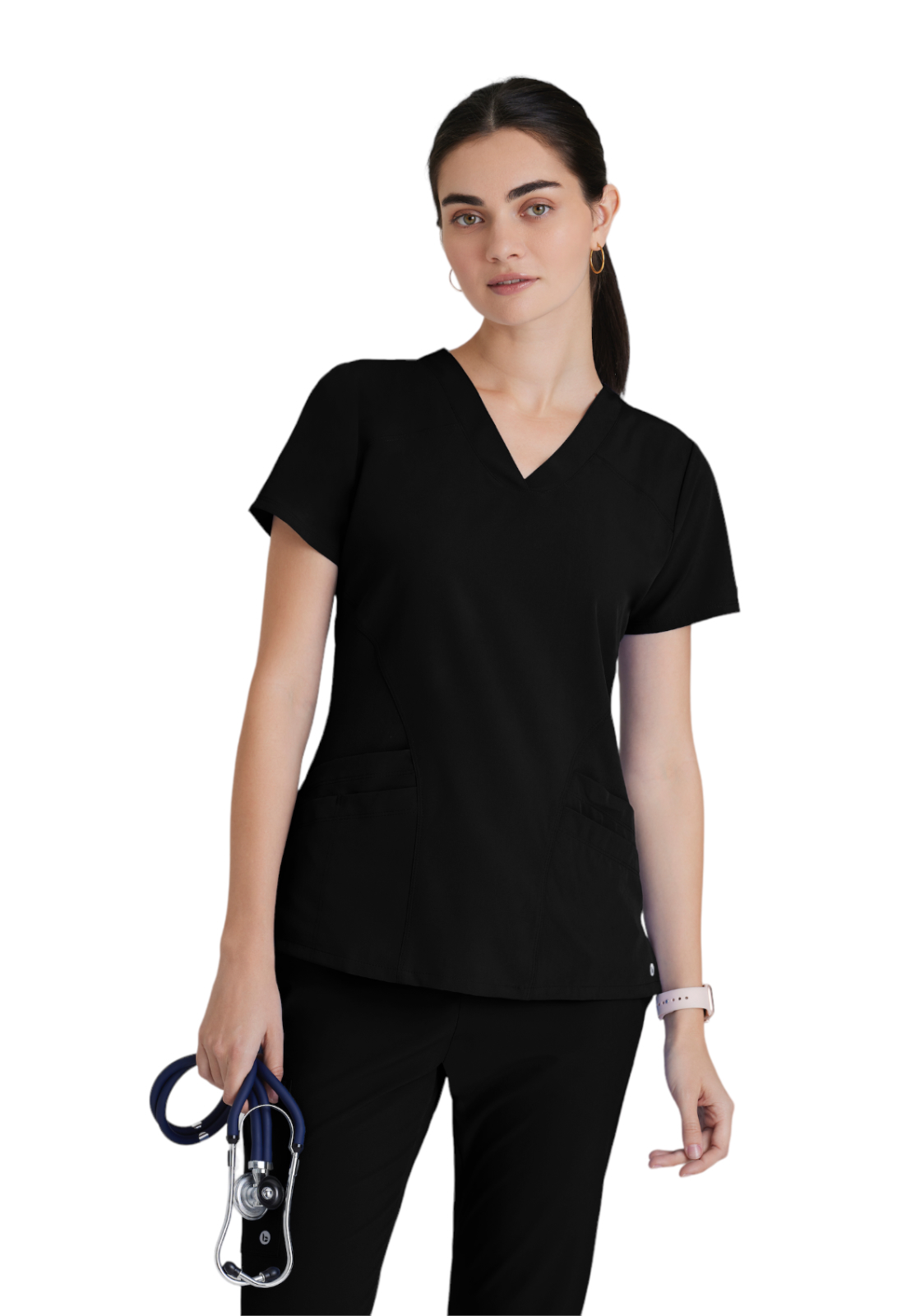 Barco One - Women's Five-Pocket V-Neck Pulse Scrub Top 22