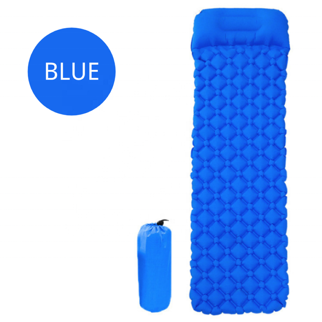 TPU Sleeping Mattress Inflatable Camping Mat With Pillow 2
