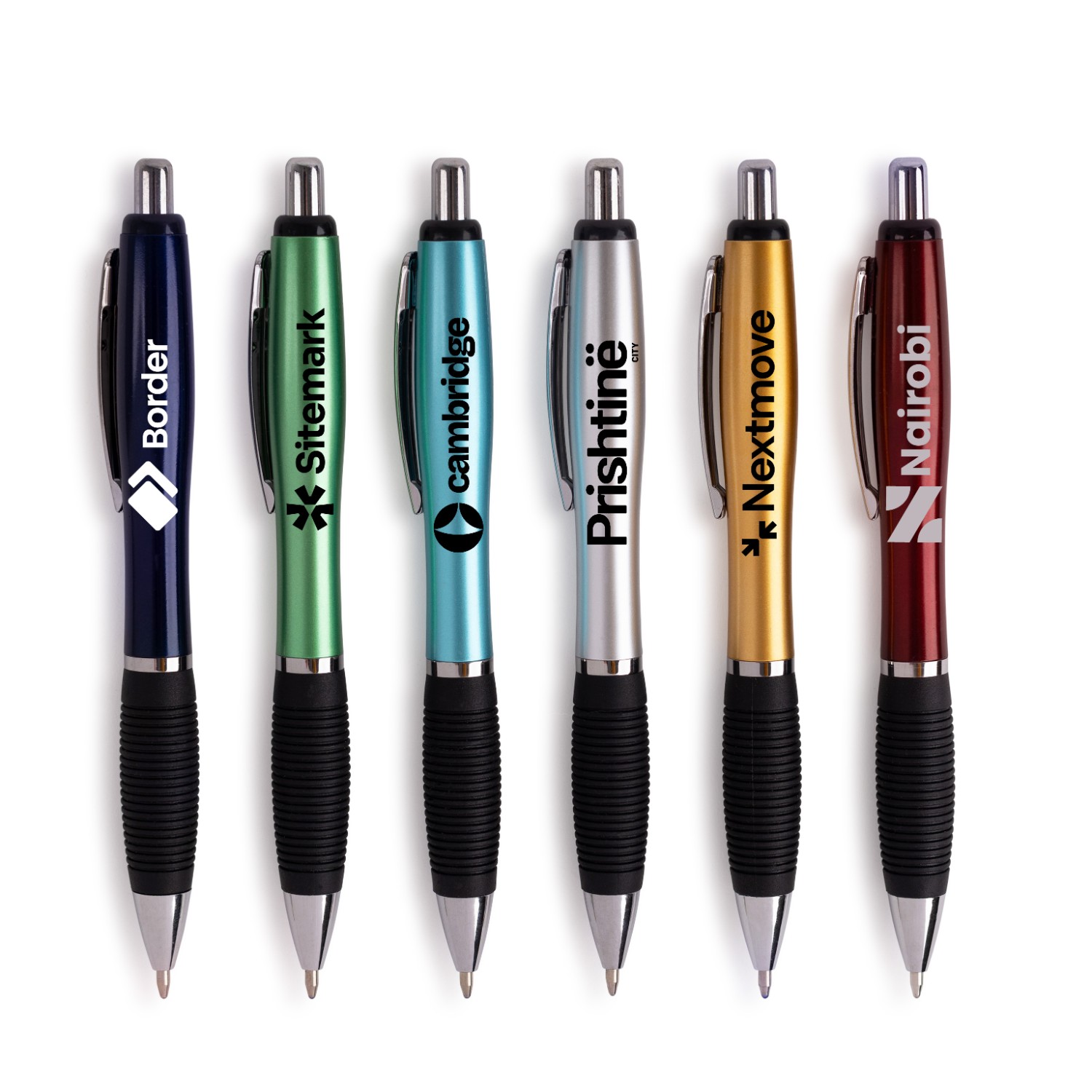 El-Gripper Click Pen - Silver Accents