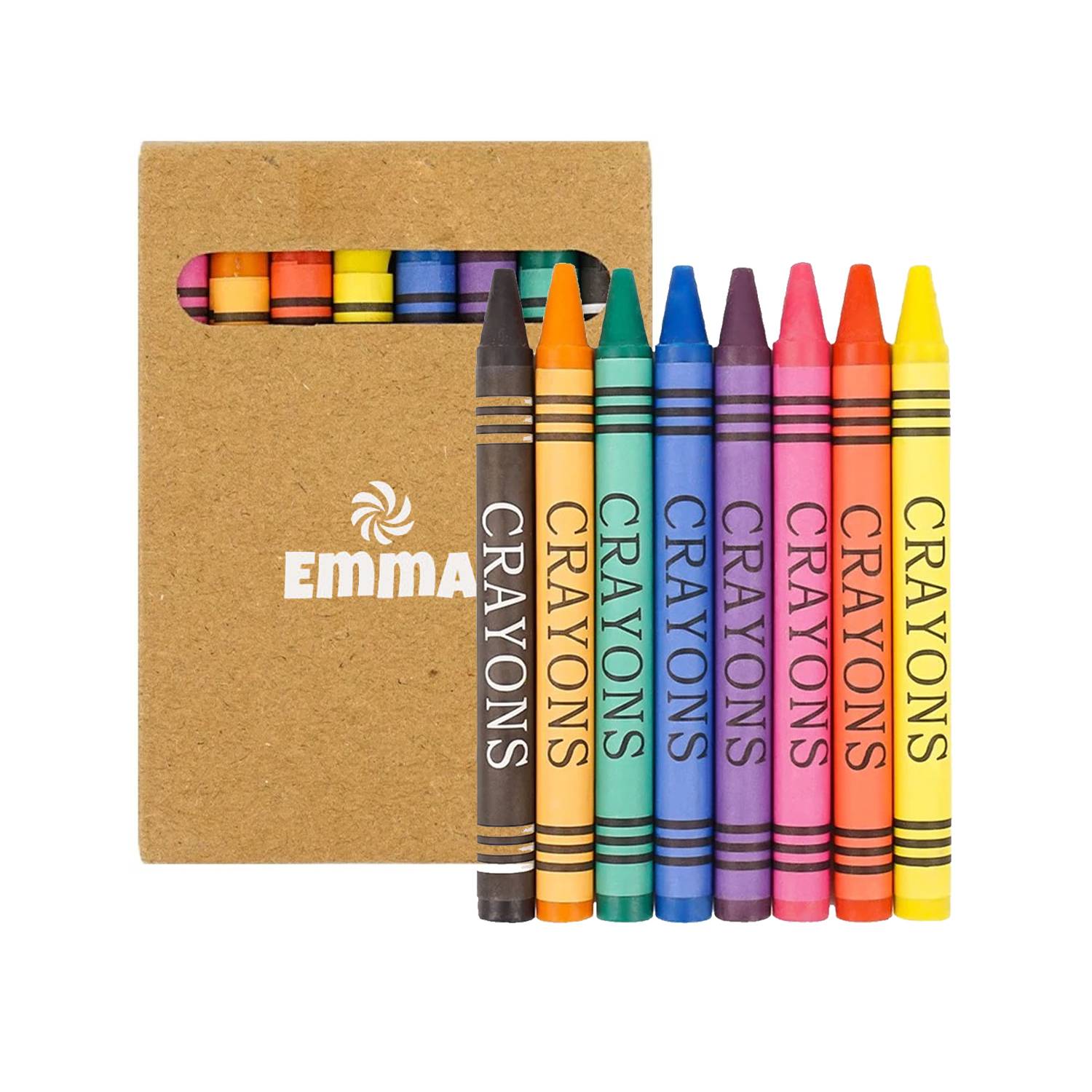 Rectangular 8 Piece Crayon