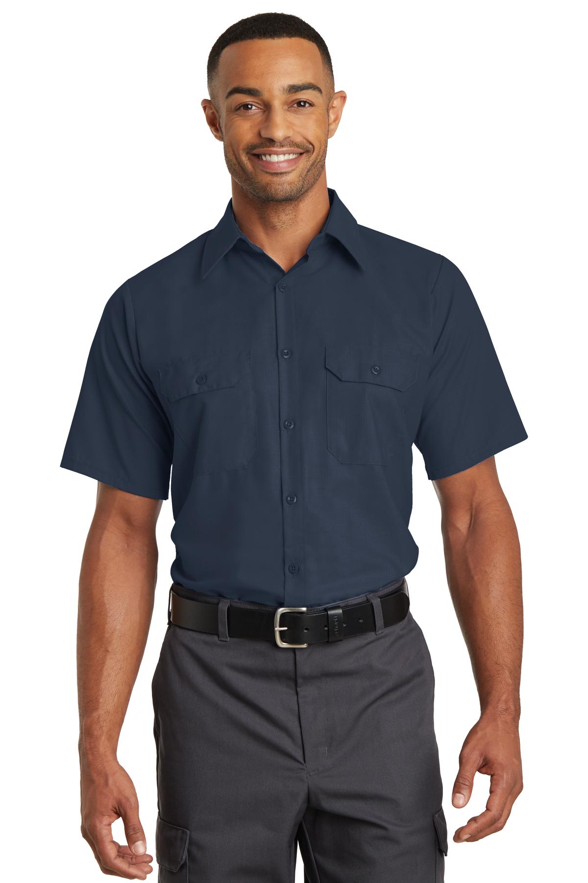 Red Kap Short Sleeve Solid Ripstop Shirt. SY60 14