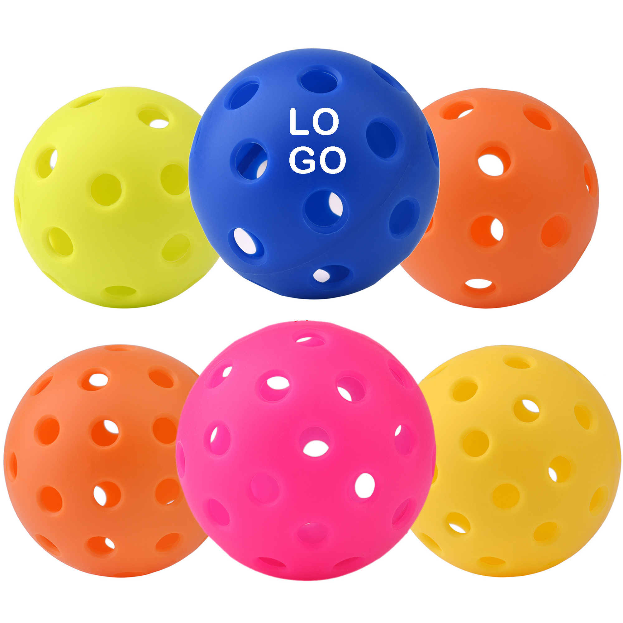 40-Hole Durable Outdoor Pickleball 5