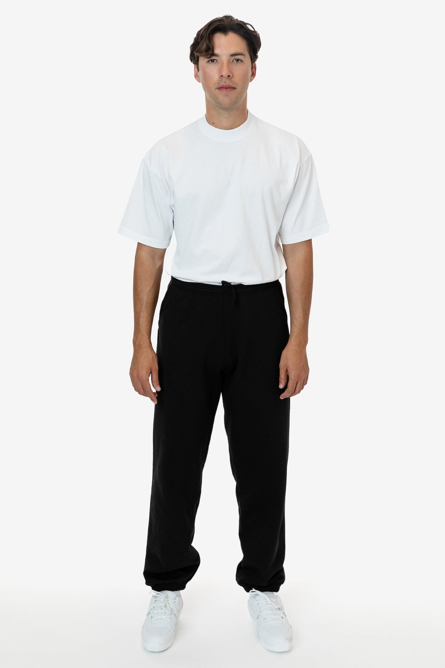 10 OZ MID-WEIGHT POLY COTTON FLEECE WIDE SWEATPANT 9