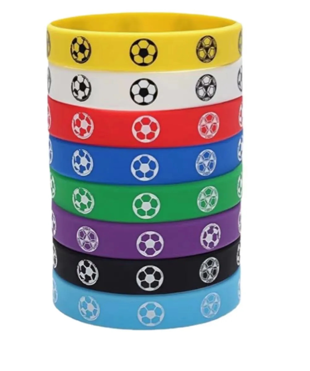Soccer Ball Custom Silicone Wristbands 6