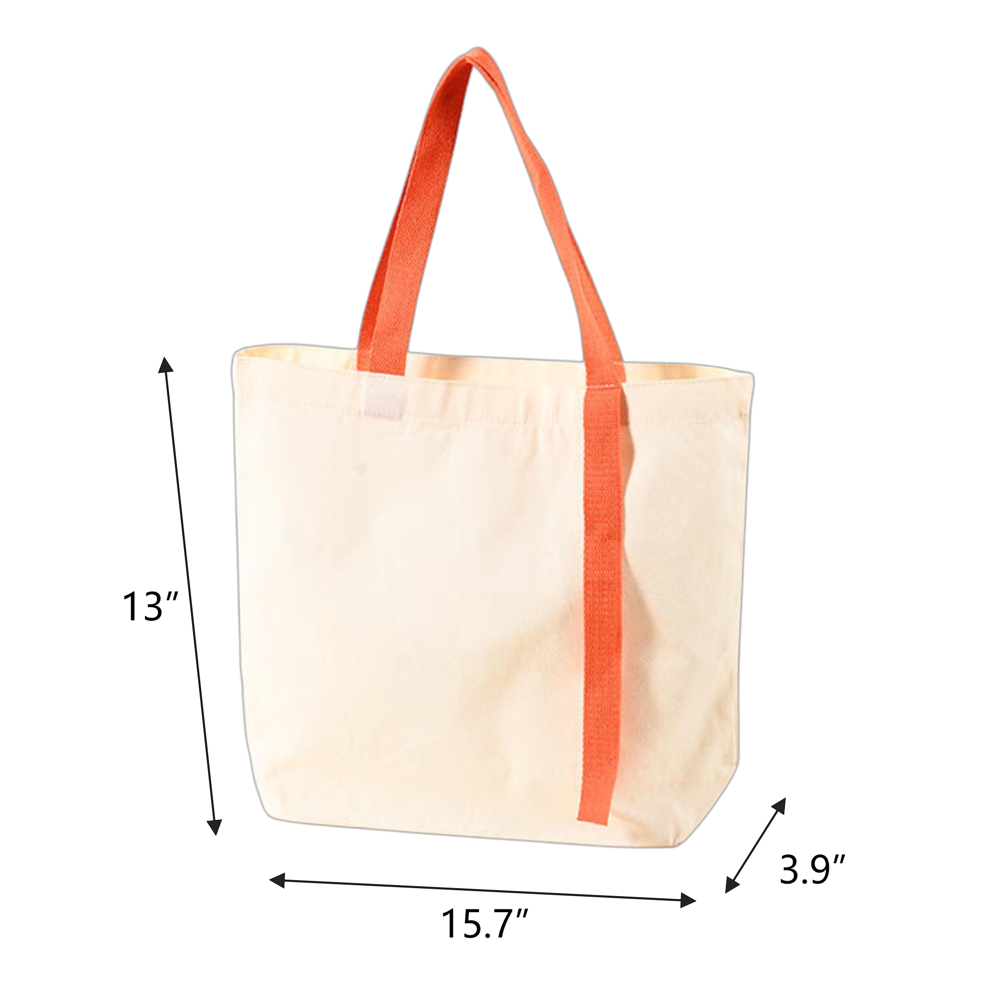 Ribbon Canvas Tote Bag 3