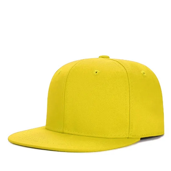 Baseball cap custom logo flat brim hat, custom hat with logo imprint 2