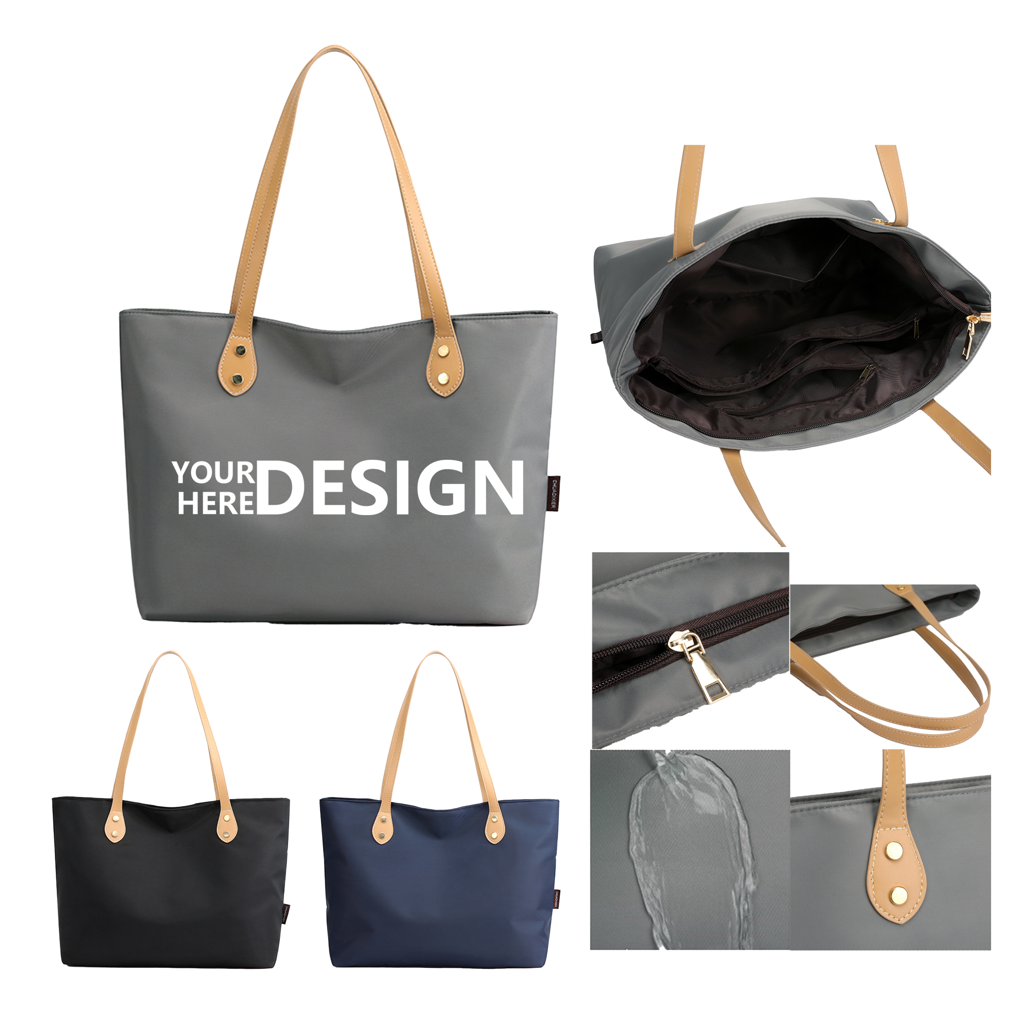 Retro Nylon Commuter Shoulder Bag 2