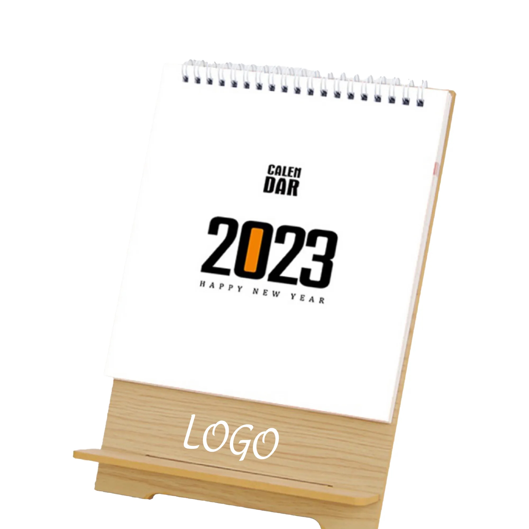 Desktop Wooden Calendars with Mobile Stand 2