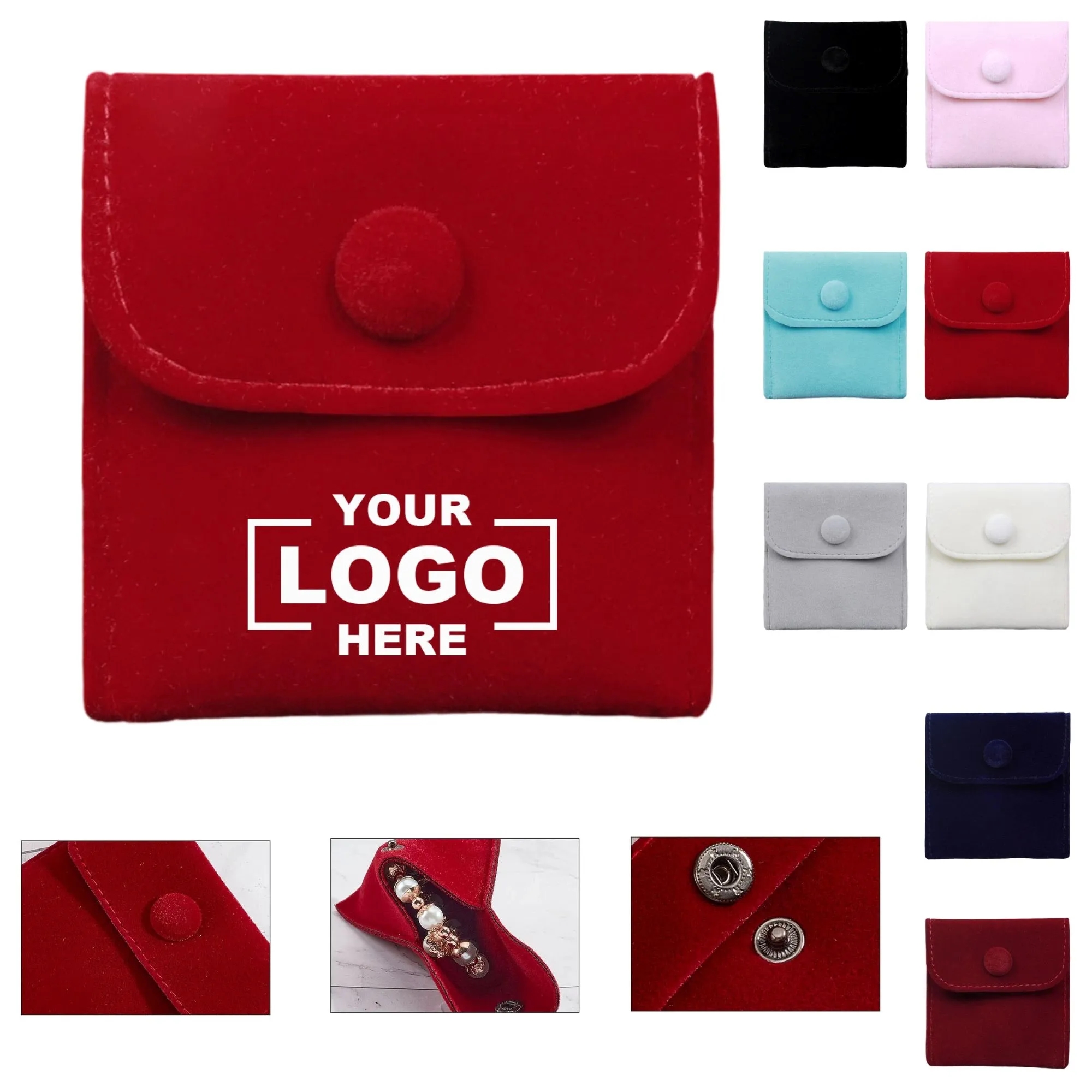 Velvet Portable Jewelry Small Item Storage Bag