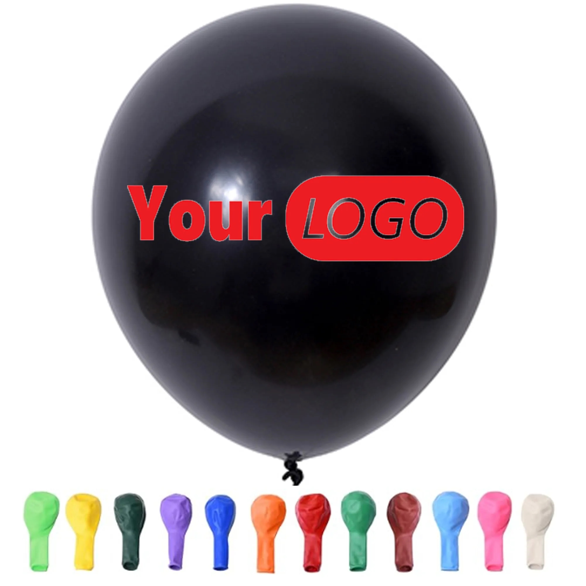 8"Dia Customizable Round Rubber Decoration Balloons 1