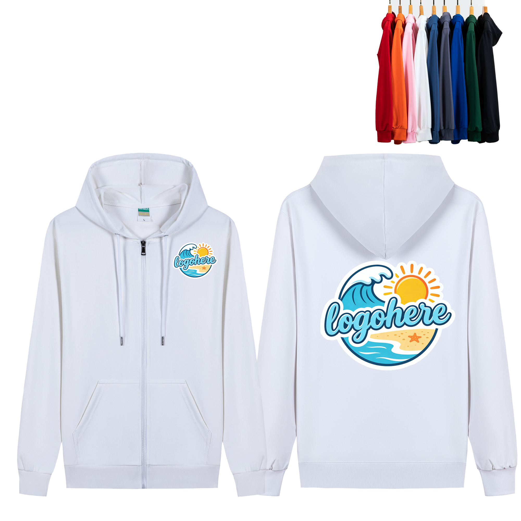 Unisex Custom Hoodie 300GSM Polyester 1