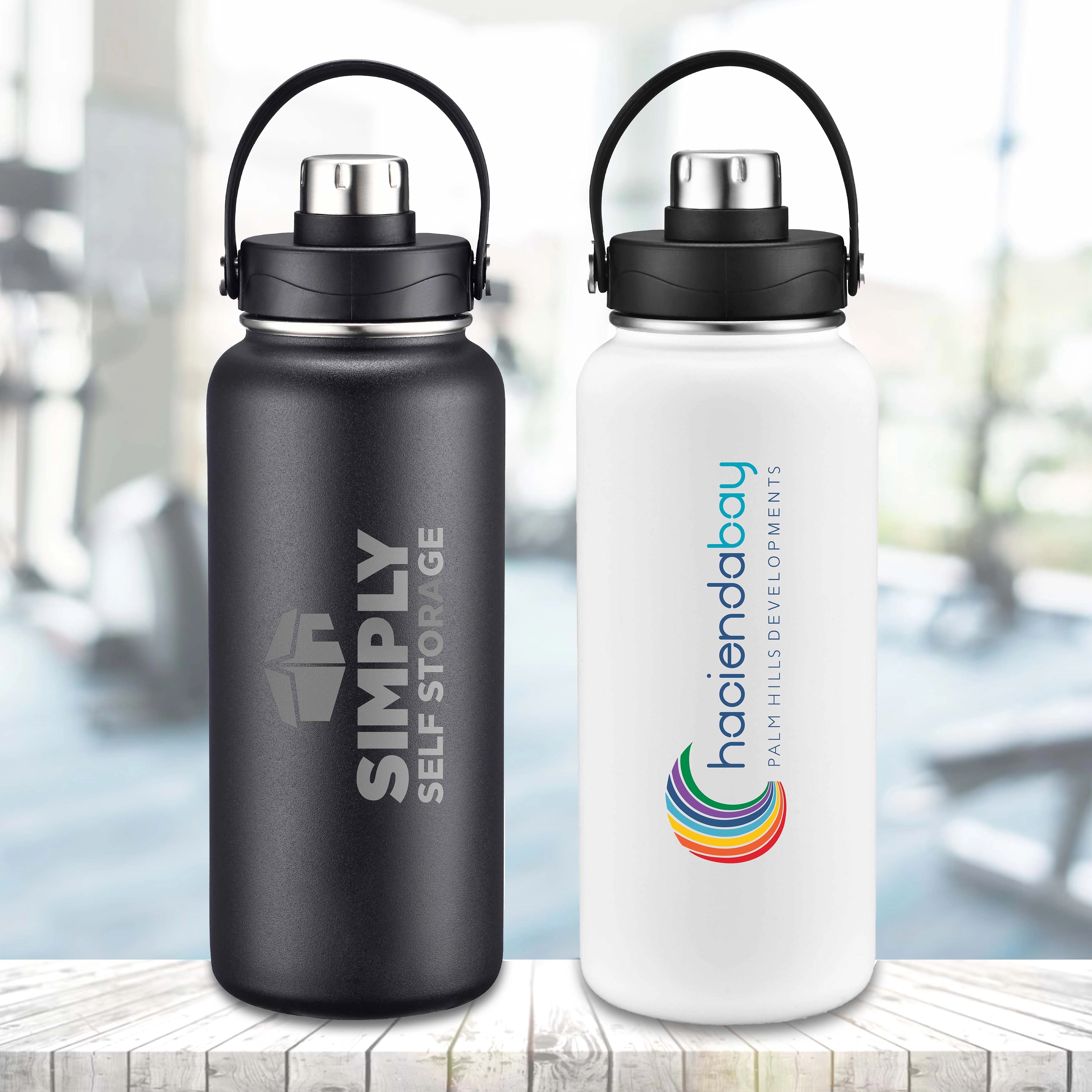 IRVING - 34 OZ VACUUM SEALED WATER BOTTLE WITH CARRIER 1