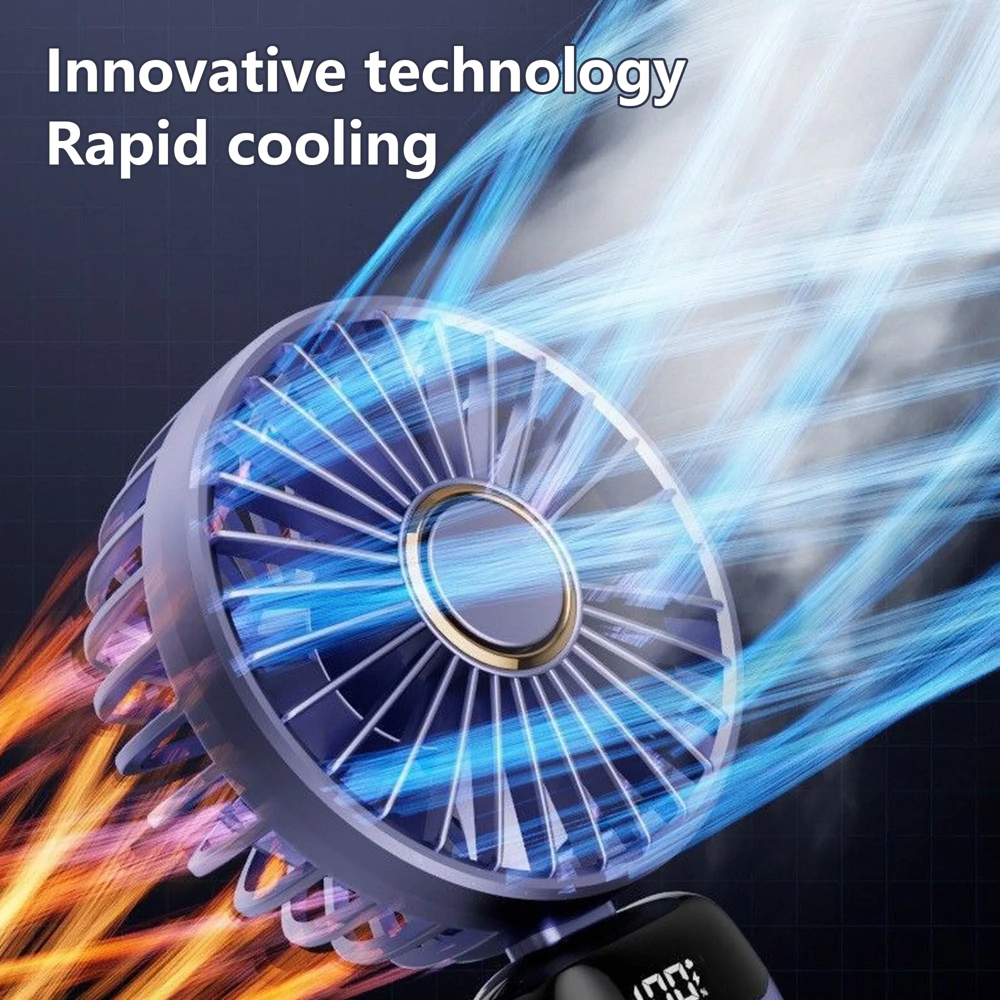 5 Speed Adjustable Portable Folding Mini Fan 2