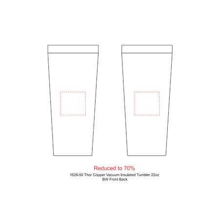 Thor Copper Vacuum Insulated Tumbler 22oz 158