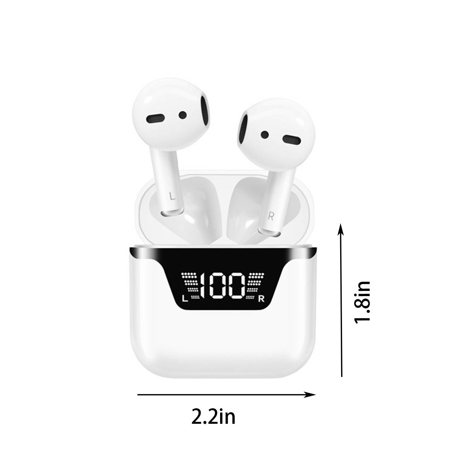 Wireless Noise Canceling Bluetooth 5.2 Earbuds Semi-in-ear 2