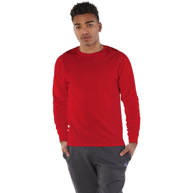 Champion Adult Long-Sleeve Ringspun T-Shirt 5