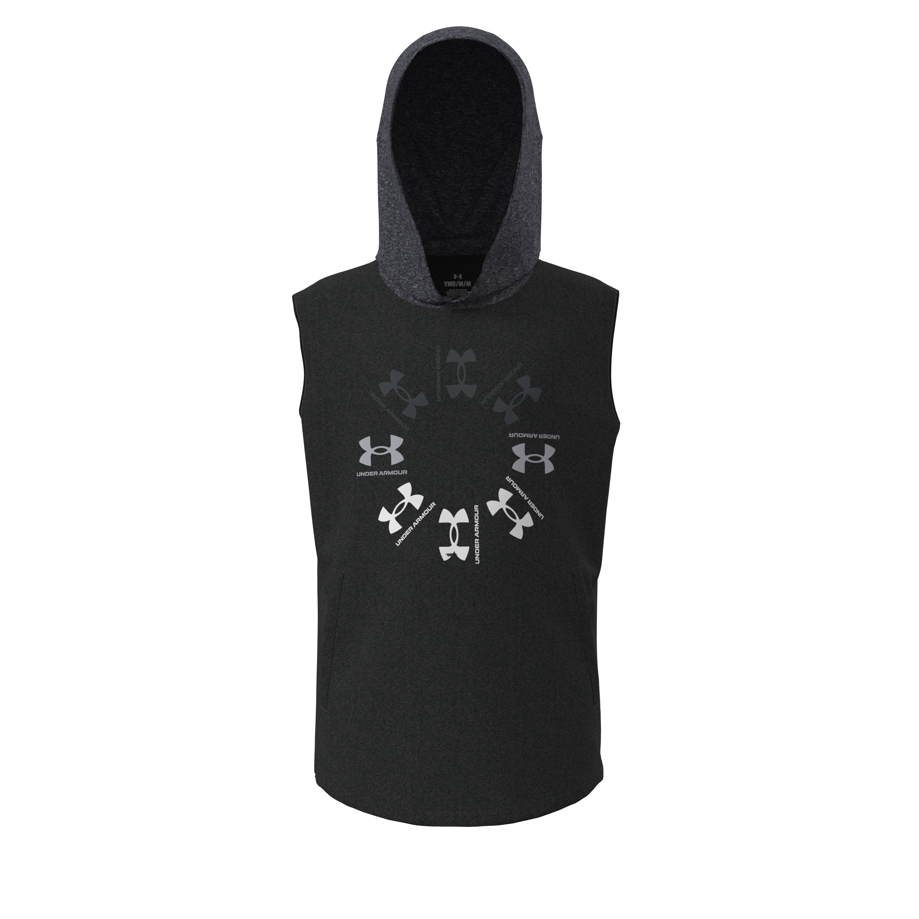 UA Rival Terry Boys' Sleeveless Hoodie 2