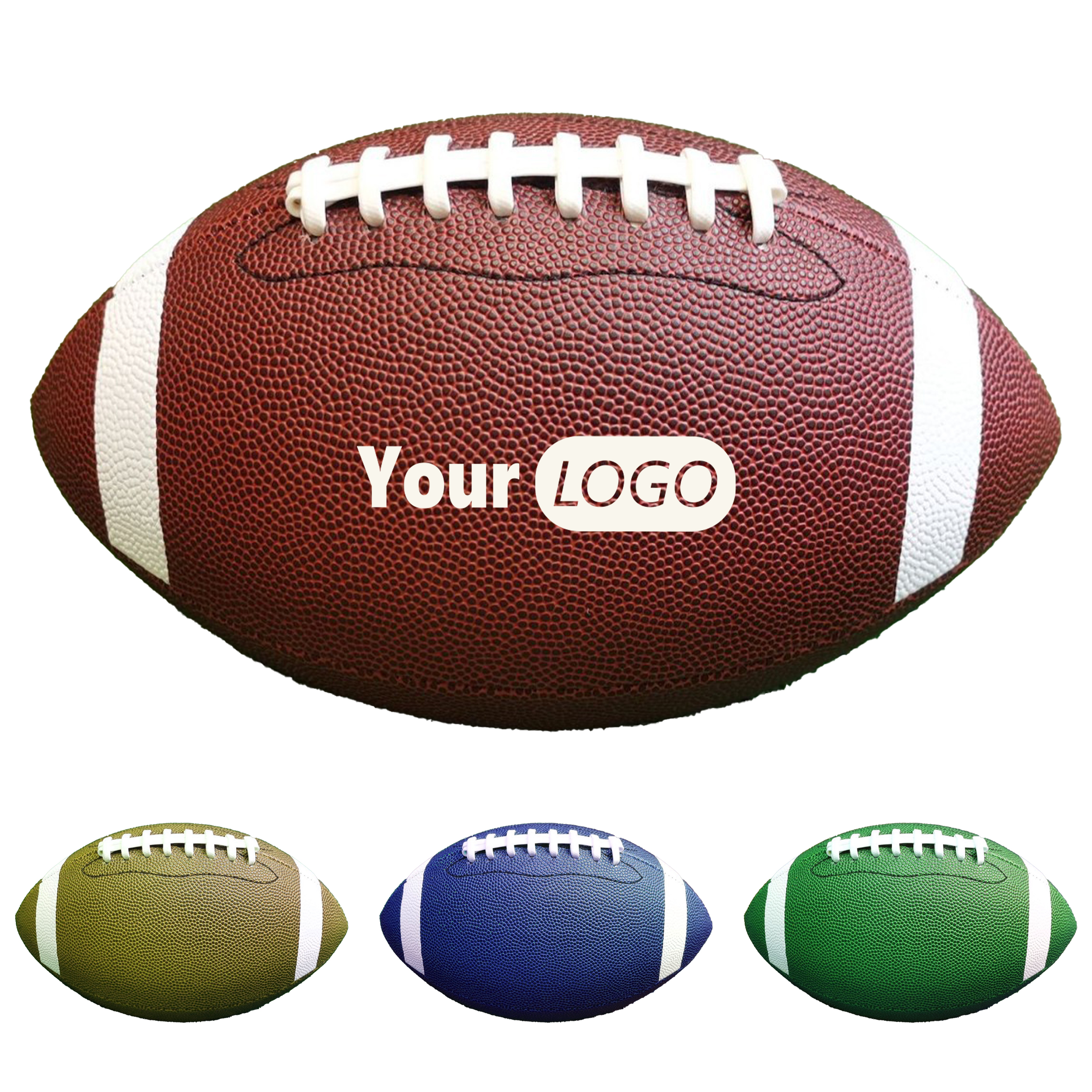Pu High-Quality Customizable Logo Football For Branding And Play 1