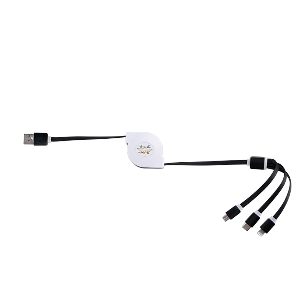 Retractable 3-in-1 Multi Charging Cable 7
