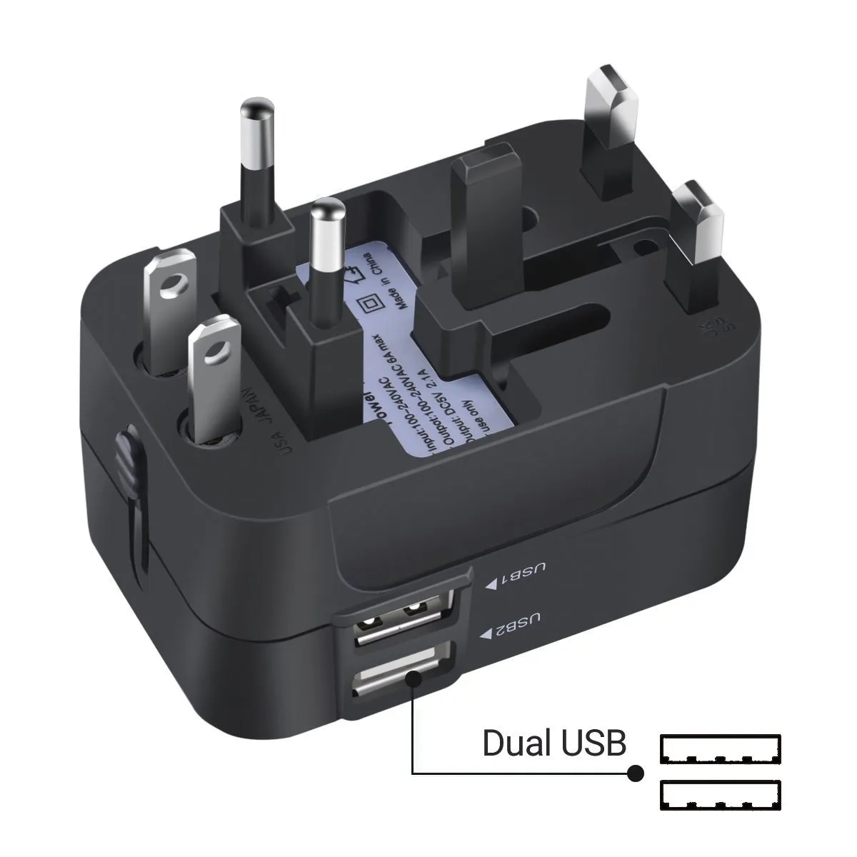 Multi Travel Power Adapter Plug 2