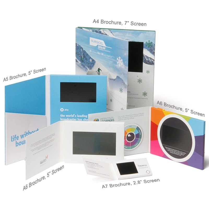 2.4" Advertising Video Cards 2