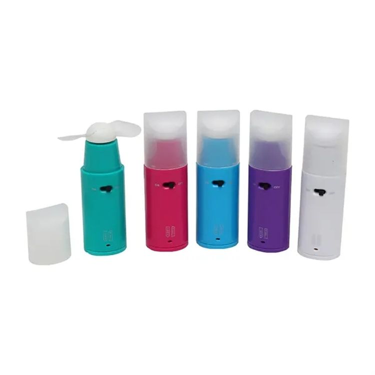 Battery-Powered Mini Fan with Cap 2