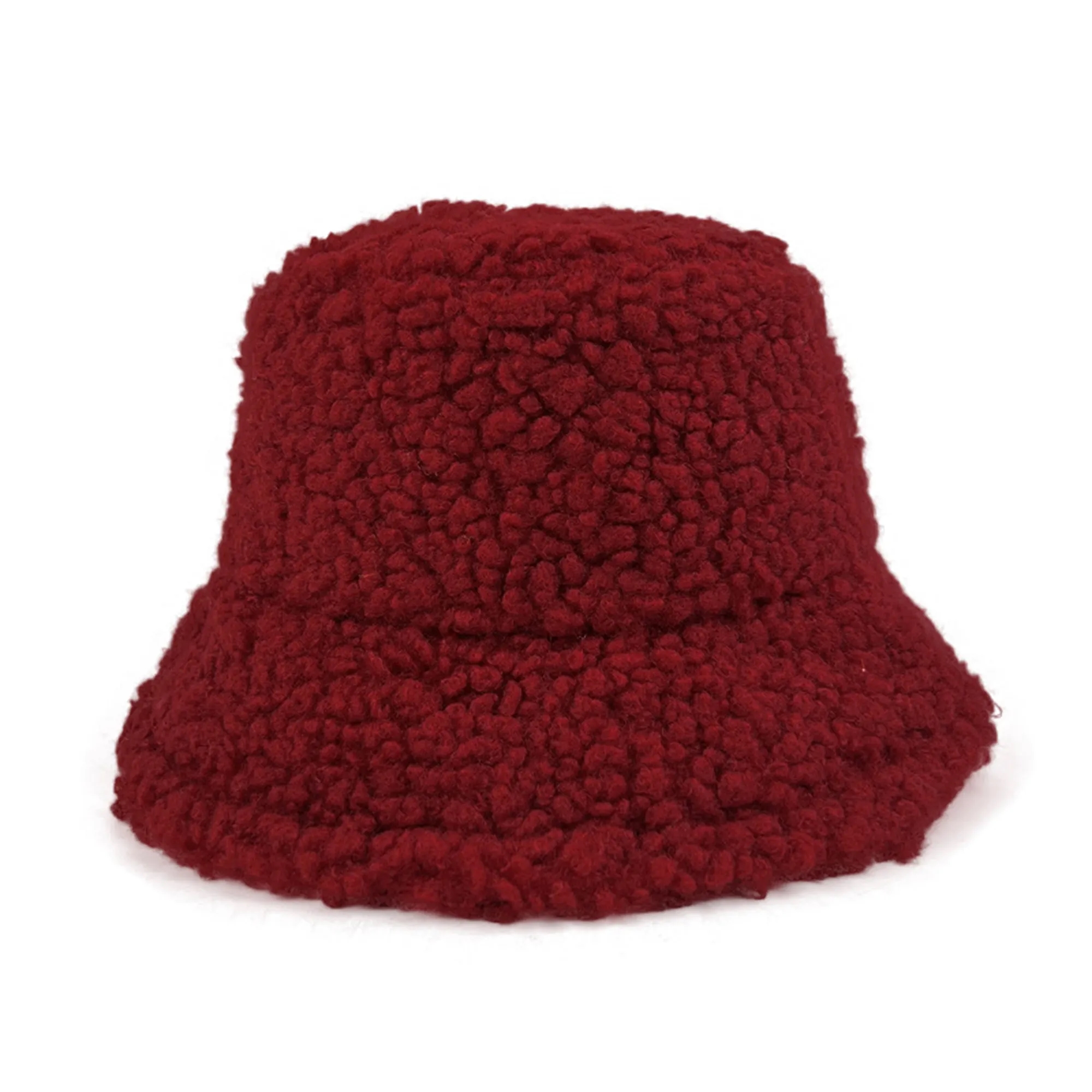 Winter Plush Fuzzy Bucket Hat 12