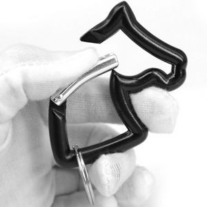 Charming Horse Head Shaped Carabiner 22