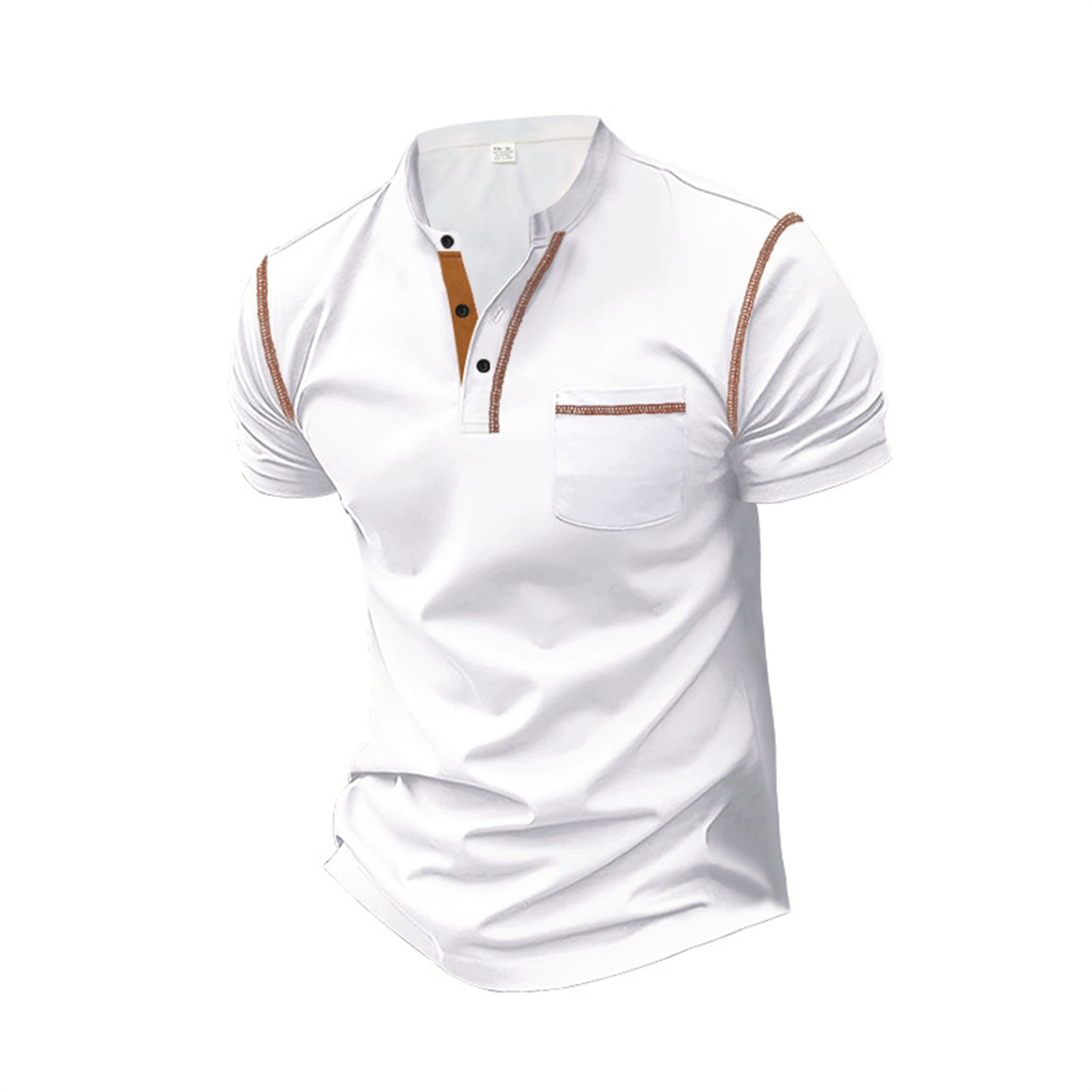 Henley Short Sleeve Shirts 5