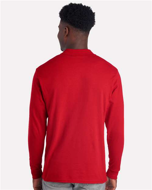 Men's Dri-Power® Long Sleeve Polo - 437LR 3
