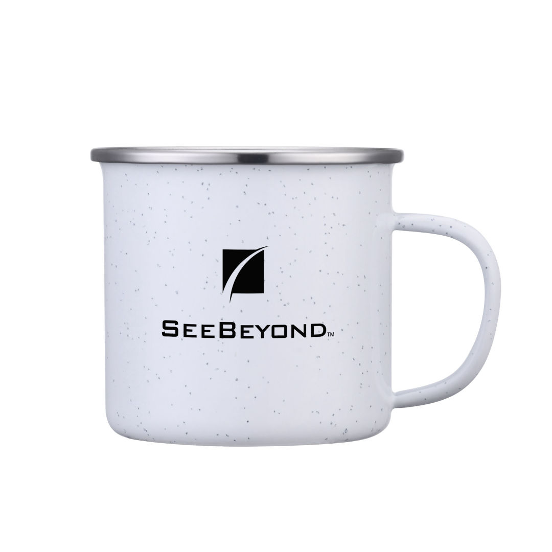 Wren Enamel Mug w/SS Rim - 16oz 11