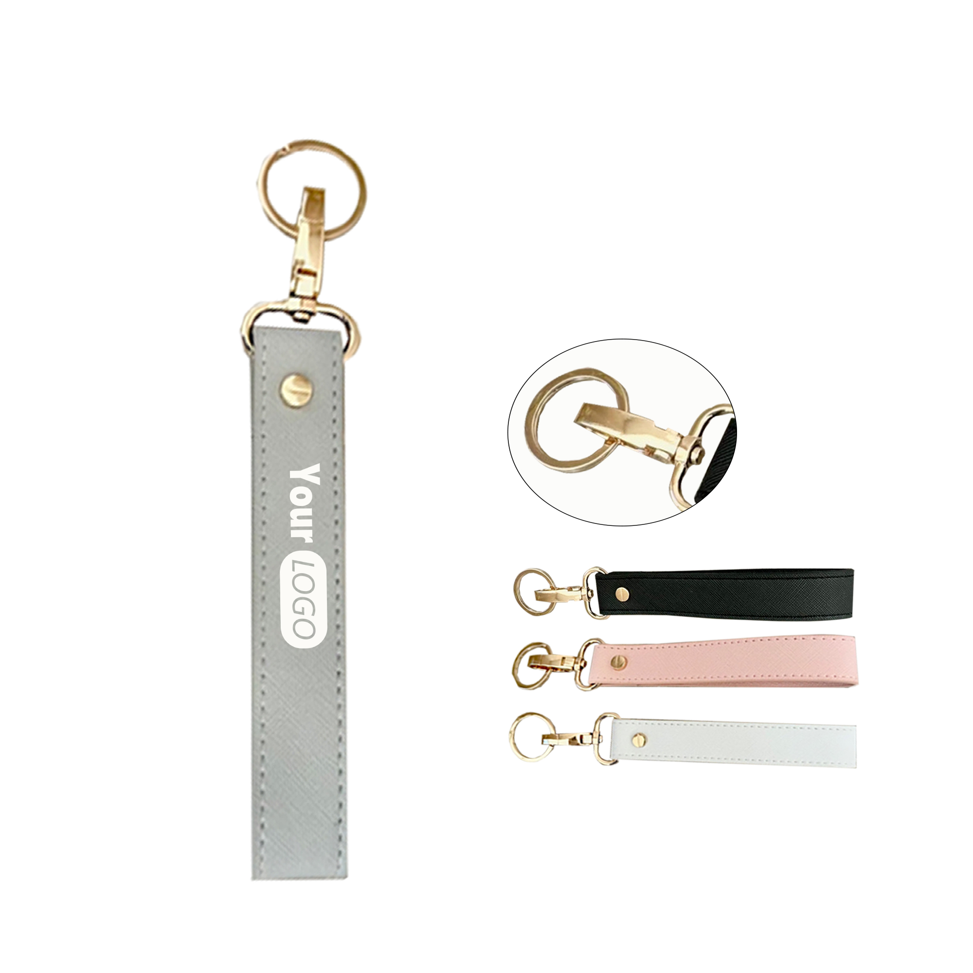 Custom PU Leather Keychain 5