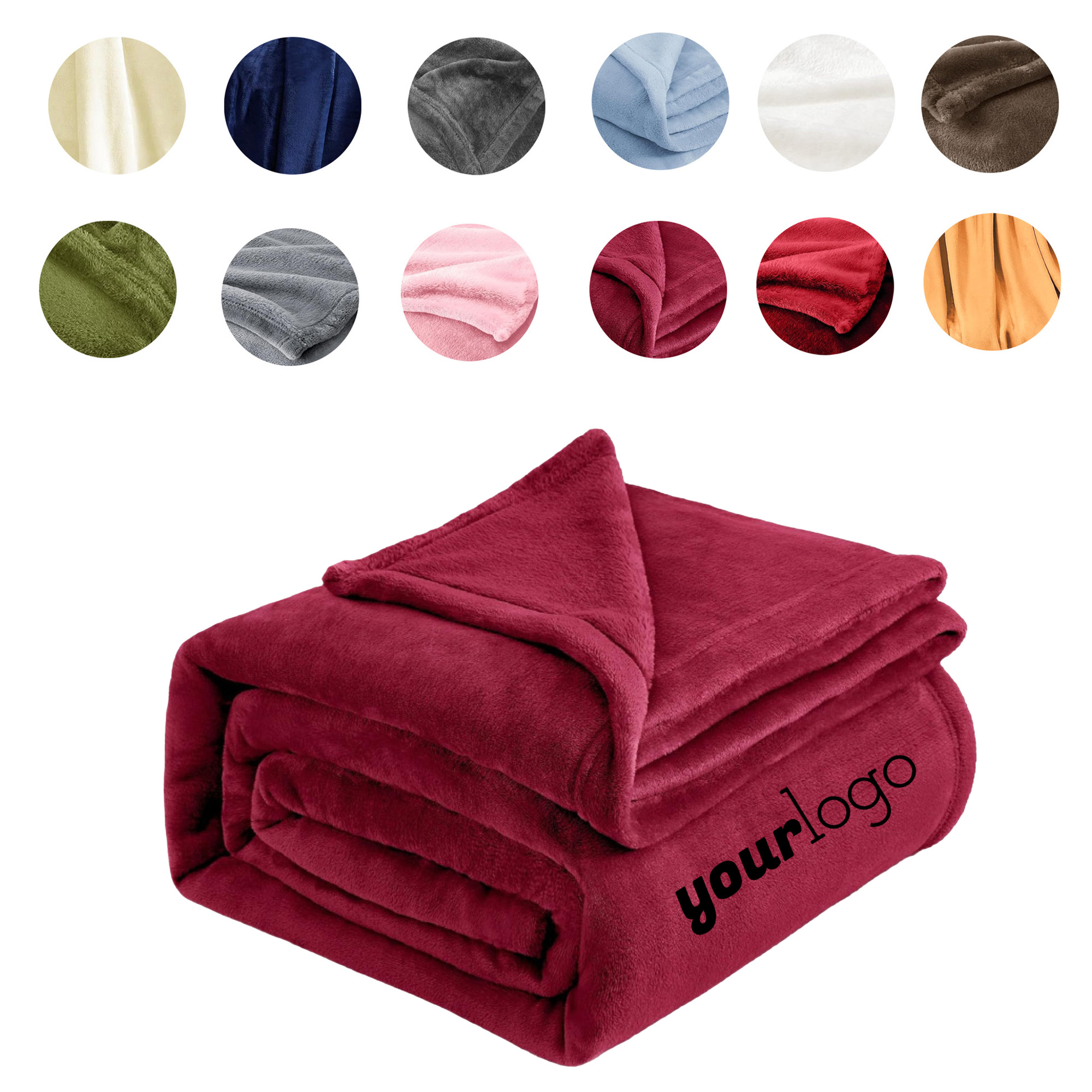 Premium Plush Flannel Fleece Blanket for Bed and Sofa 2
