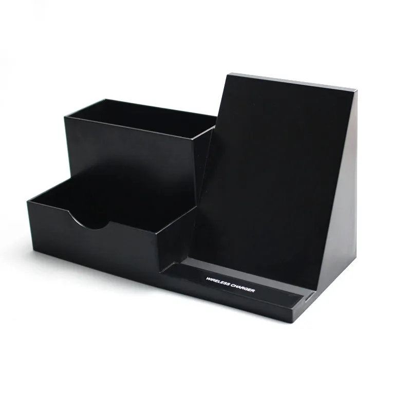 Desktop Organizer With Wireless Charging 2