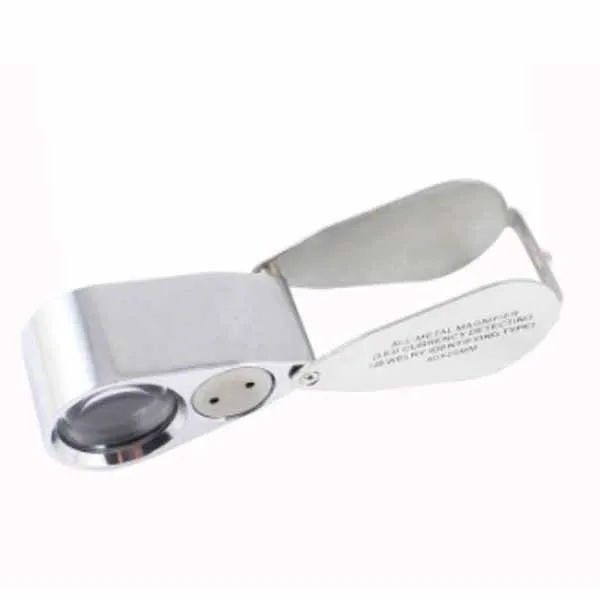 Metal 40X Jewelry Magnifier Folding With LED Light 7