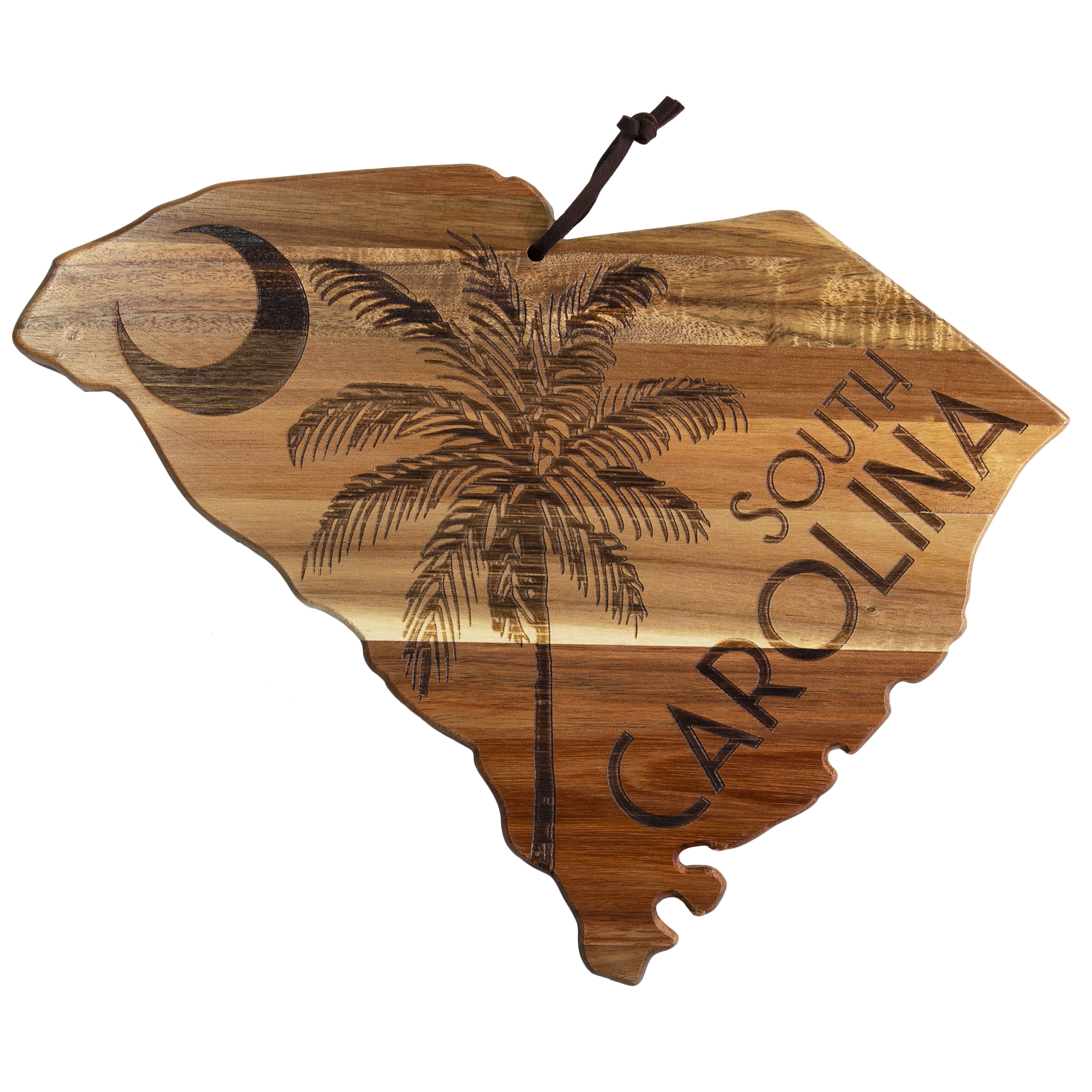 Rock & Branch® Origins Series South Carolina State Shaped Wood Serving and Cutting Board 4