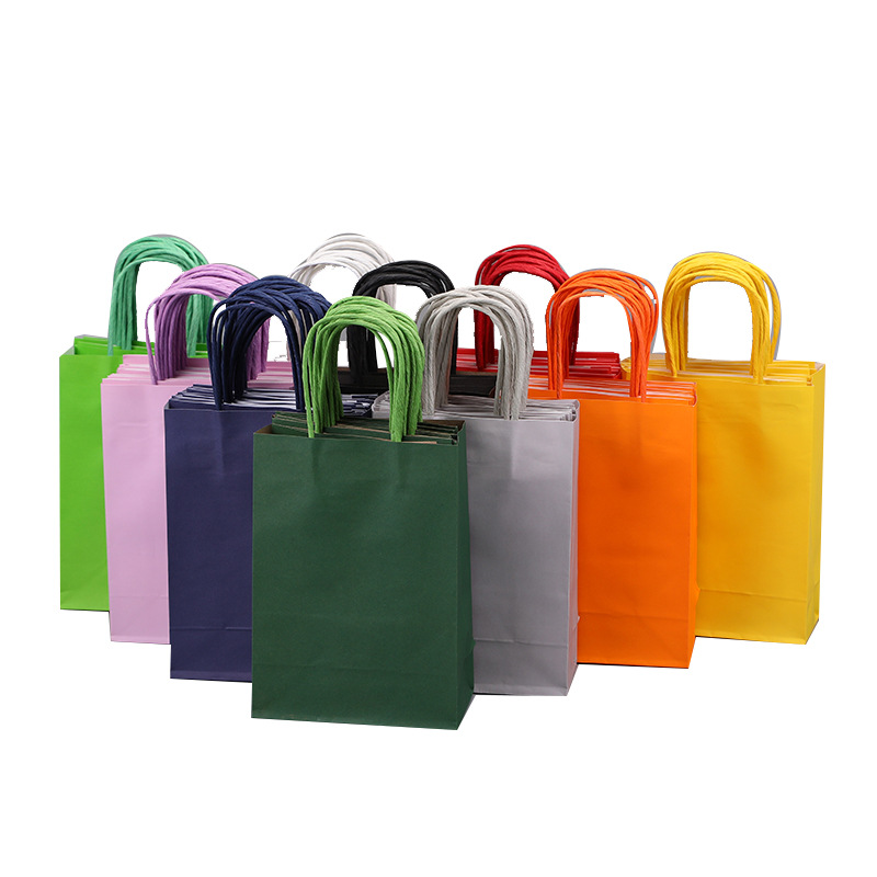 Colored Kraft Bags 2