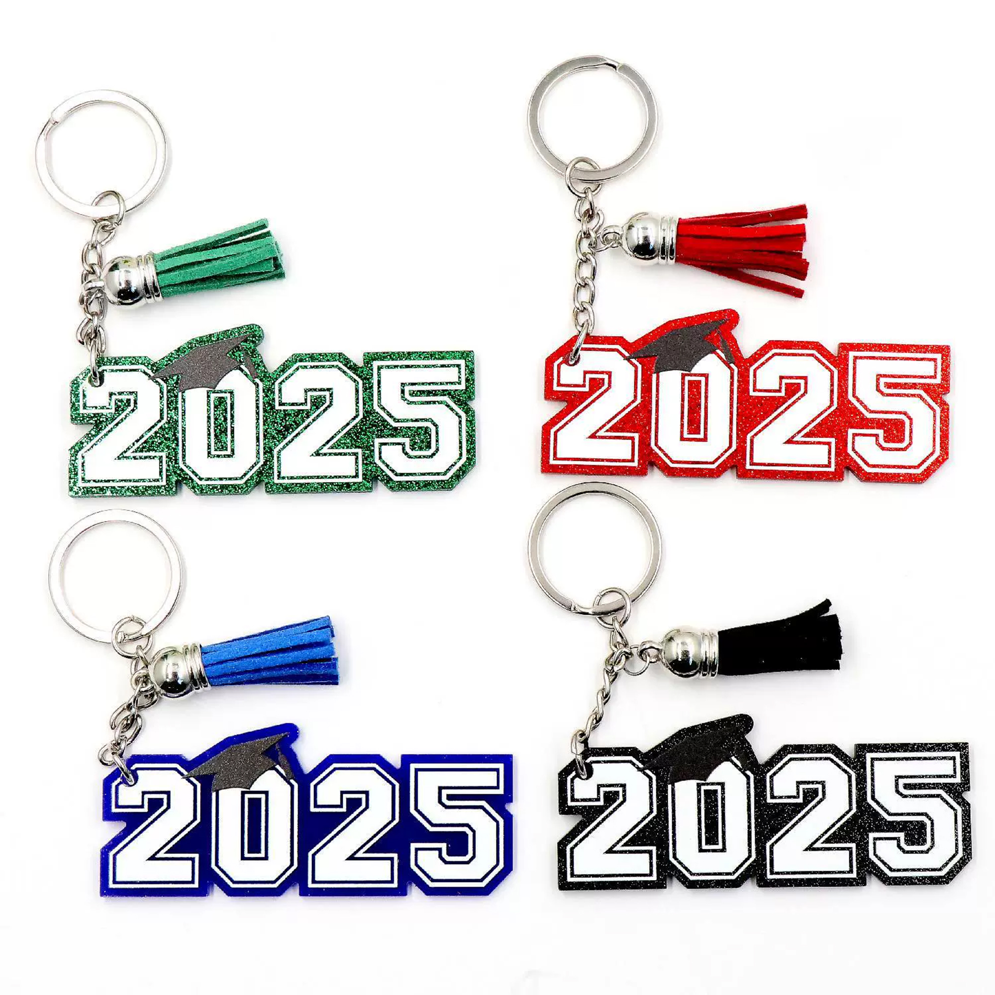 Acrylic Graduation Tassel Keychain 1