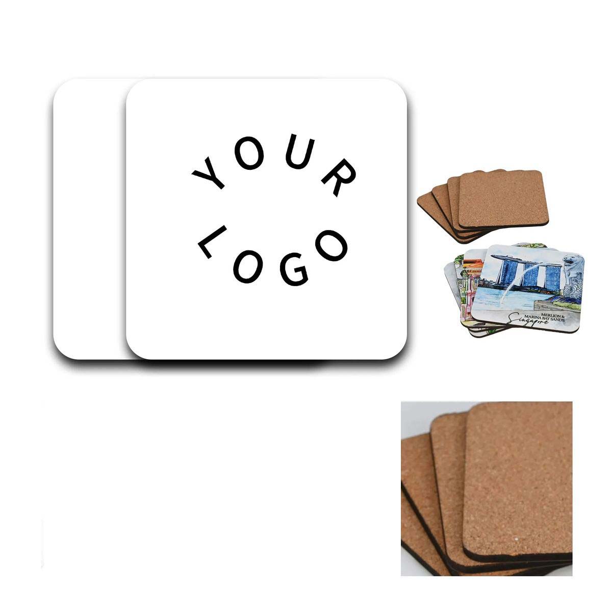 Reusable Square Coaster for Glasses and Cups 1