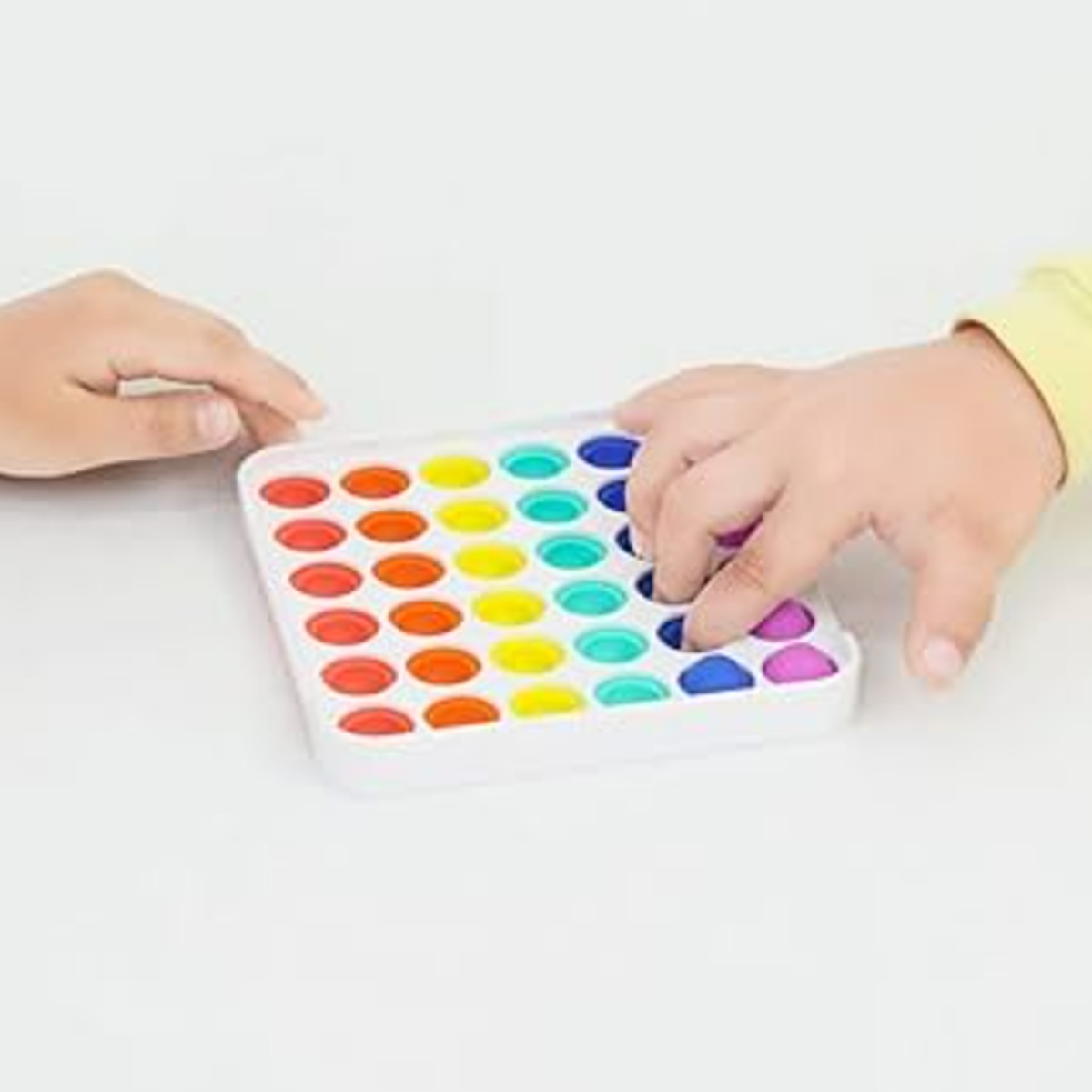 Rainbow Pop It Fidget Toy Sensory Stress Reliever 6