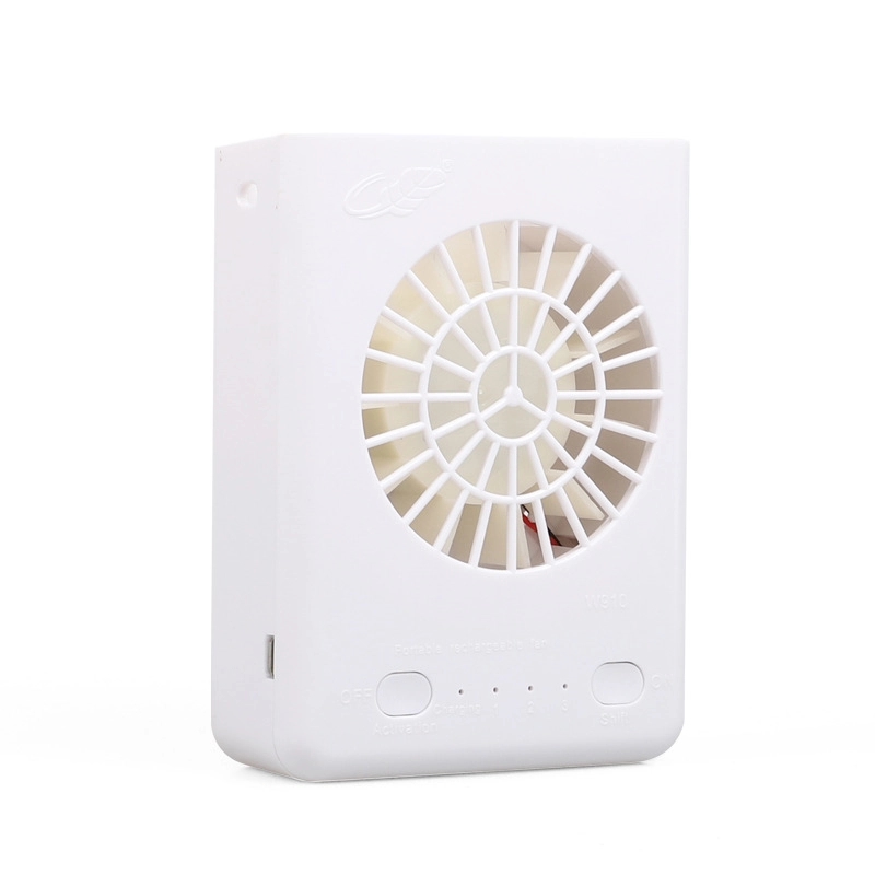 Portable Necklace Folding Fan With Night Light 2