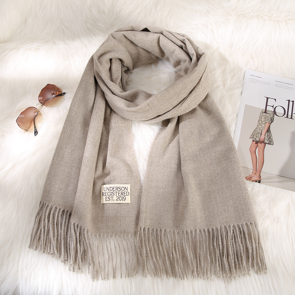 Winter Scarf With Tassel 2
