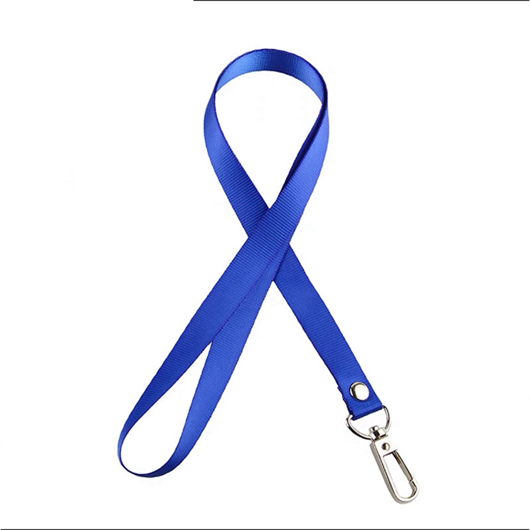 17.7"X 0.78" Custom Embroided Work Id Lanyard 2